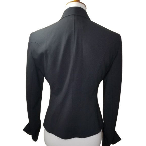 || LAFAYETTE 148 || Black Wool Fitted Blazer - Picture 4 of 7